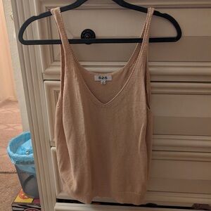 525 America Women's Beige Knit Camisole